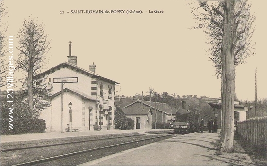 Carte postale de Saint-Romain-de-Popey