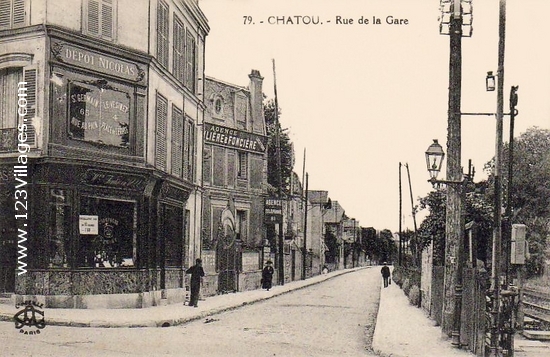 Carte postale de Chatou
