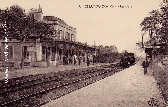 Carte postale de Chatou