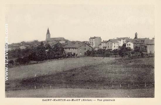 Carte postale de Saint-Martin-en-Haut