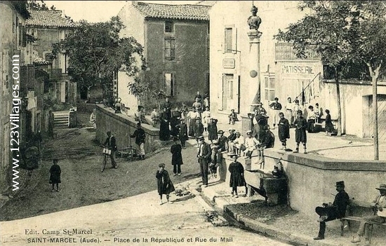 Carte postale de Saint-Marcel-sur-Aude
