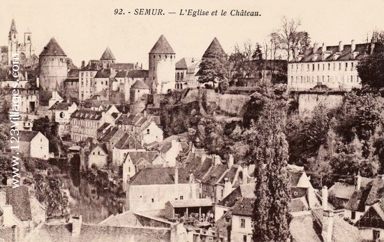 Carte postale de Semur-en-Auxois