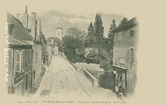Carte postale de Pontailler-sur-Saône