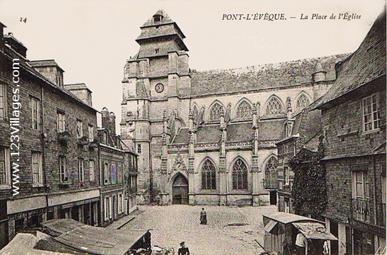 Carte postale de Pont-l Évêque