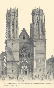 Carte postale de Pont-à-Mousson