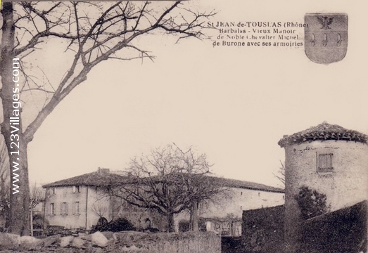 Carte postale de Saint-Jean-de-Touslas