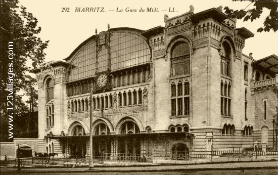 Carte postale de Biarritz