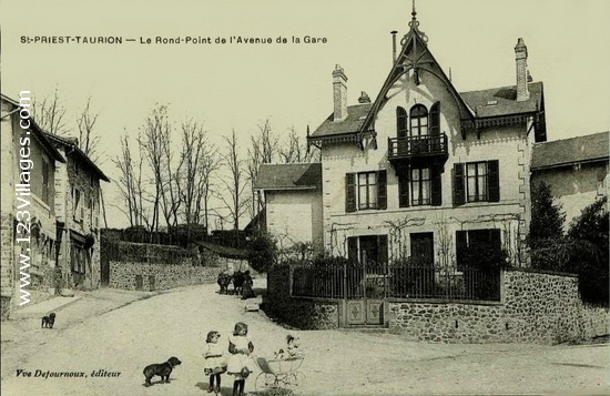 Carte postale de Saint-Priest-Taurion