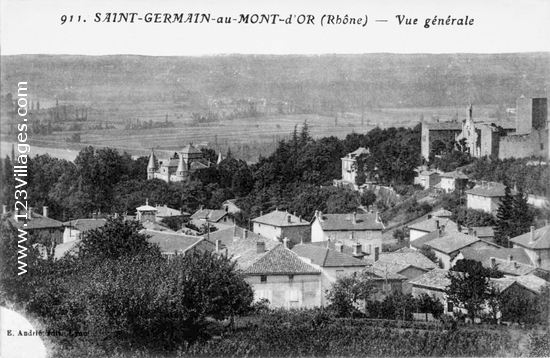 Carte postale de Saint-Germain-au-Mont-d Or