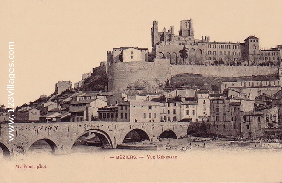 Carte postale de Béziers