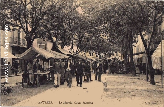 Carte postale de Antibes