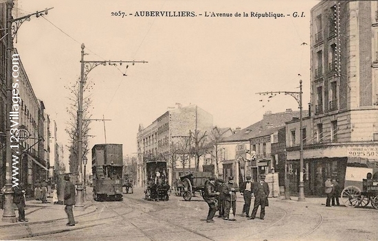 Carte postale de Aubervilliers