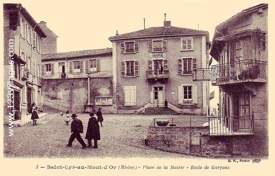 Carte postale de Saint-Cyr-au-Mont-d Or