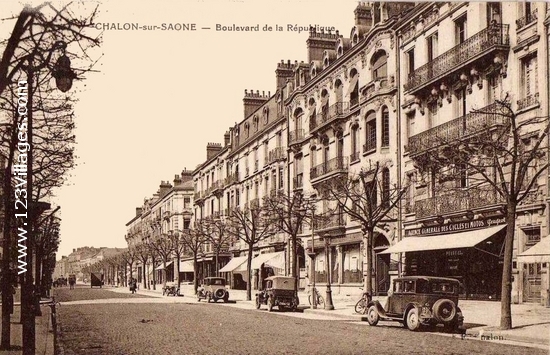 Carte postale de Chalon-sur-Saône