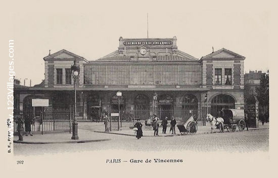 Carte postale de Vincennes