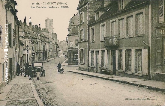Carte postale de Clamecy