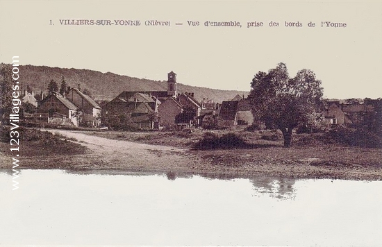 Carte postale de Villiers-sur-Yonne