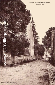 Carte postale de Villiers-sur-Yonne