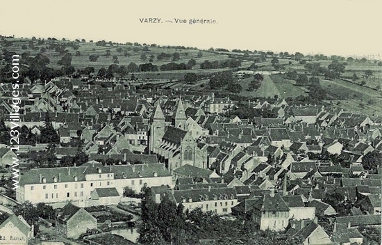 Carte postale de Varzy