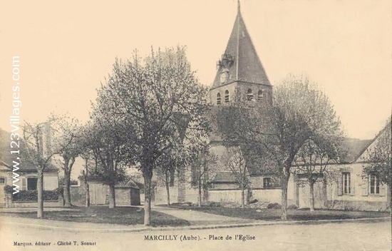 Carte postale de Marcilly-le-Hayer