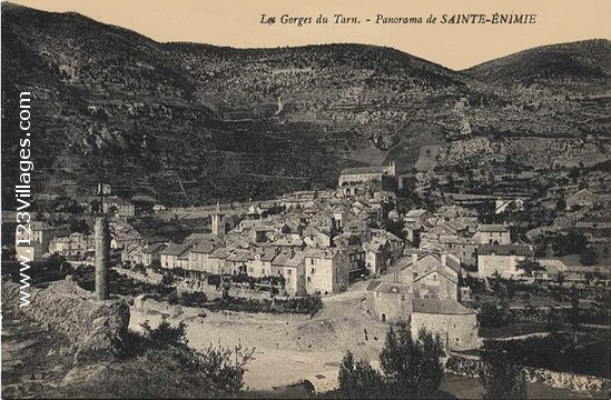 Carte postale de Sainte-Enimie