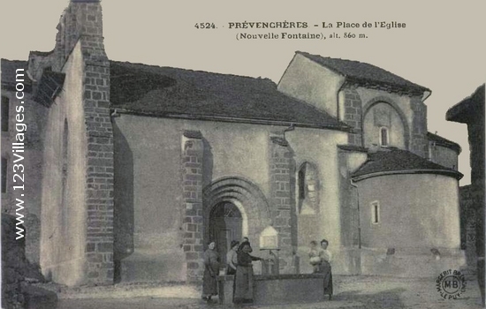 Carte postale de Prévenchères