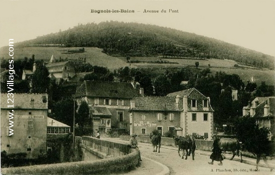 Carte postale de Bagnols-les-Bains