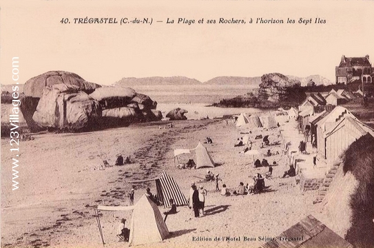 Carte postale de Trégastel