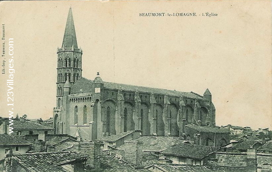Carte postale de Beaumont-de-Lomagne