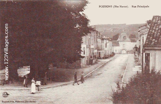 Carte postale de Poissons