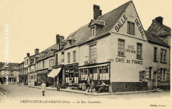 Carte postale de Crèvecoeur-le-Grand