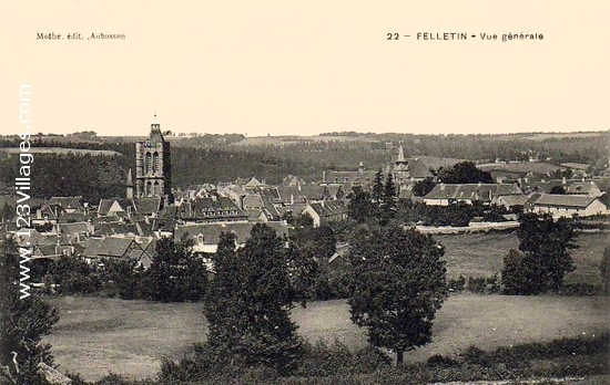 Carte postale de Felletin