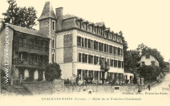 Carte postale de Évaux-les-Bains
