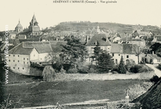 Carte postale de Bénévent-l Abbaye