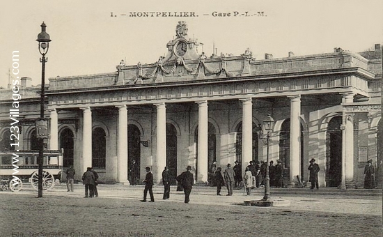 Carte postale de Montpellier