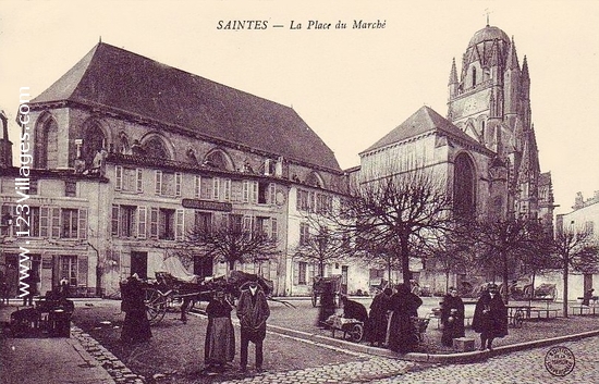 Carte postale de Saintes
