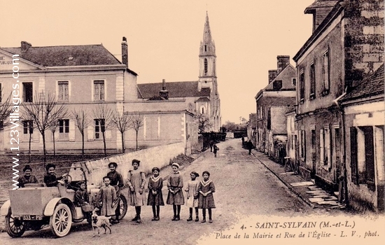 Carte postale de Saint-Sylvain-d Anjou