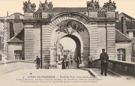 Carte postale de Vitry-le-François