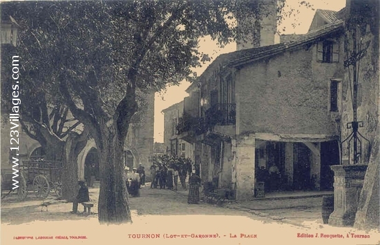 Carte postale de Tournon-d Agenais