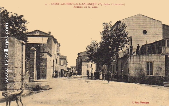 Carte postale de Saint-Laurent-de-la-Salanque