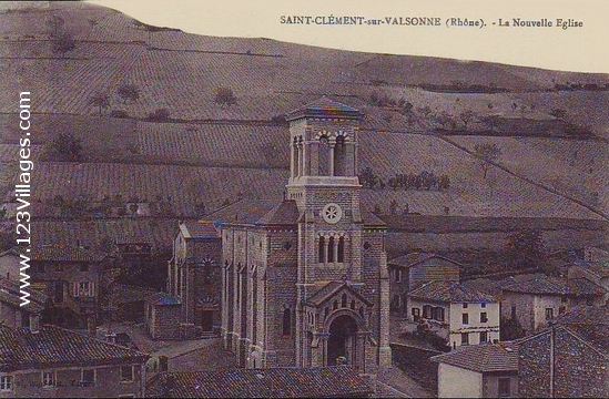 Carte postale de Saint-Clément-sur-Valsonne