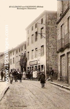 Carte postale de Saint-Clément-sur-Valsonne