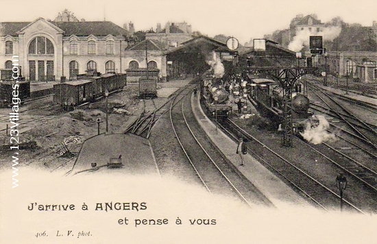 Carte postale de Angers