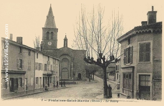 Carte postale de Fontaines-Saint-Martin