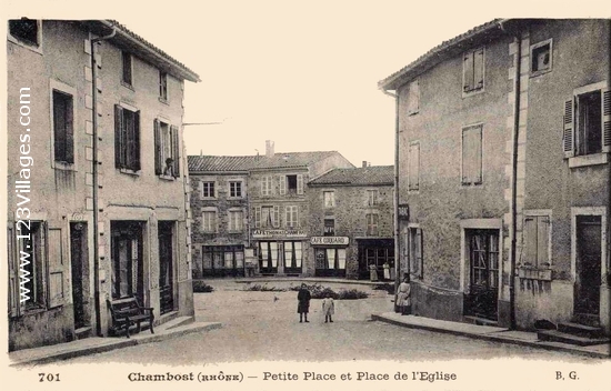 Carte postale de Chambost-Allières