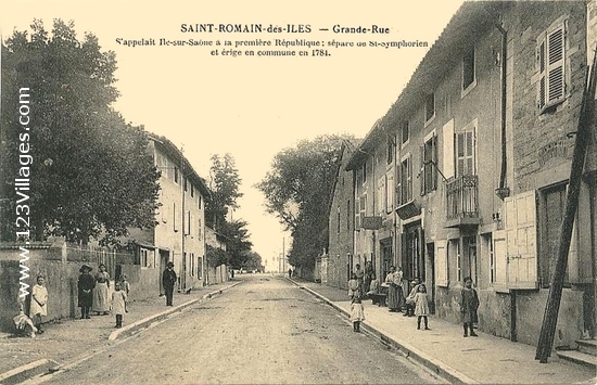 Carte postale de Saint-Romain-des-Iles
