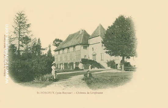 Carte postale de Saint-Forgeux Lespinasse