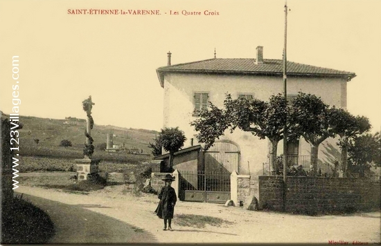Carte postale de Saint-Etienne-la-Varenne