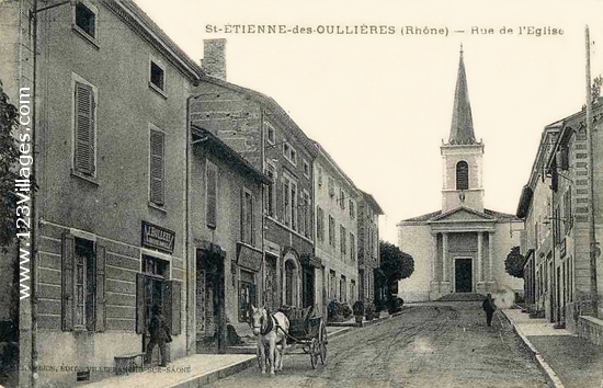 Carte postale de Saint-Etienne-des-Oullières