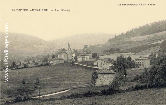 Carte postale de Saint-Didier-sur-Beaujeu
